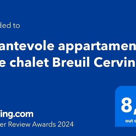 Incantevole Appartamento Stile Chalet Breuil Cervinia Exterior photo